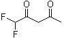 structure of CAS# 41739-23-5, 1,1-Difluoro-2,4-pentanedione;1,1-Difluoroacetylacetone