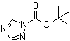 结构式 CAS# 41864-24-8, 1H-1,2,4-三唑-1-羧酸叔丁酯
