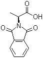 structure of CAS# 4192-28-3, (S)-2-(1,3-Dioxoisoindolin-2-yl)propanoic acid;(S)-2-(1,3-Dioxo-1,3-dihydroisoindol-2-yl)propionylic acid