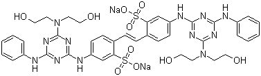 Fluorescent Brightener 28 molecular structure (CAS 4193-55-9)