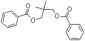 2,2-二甲基-1,3-丙二醇二苯甲酸酯分子结构 (CAS 4196-89-8)