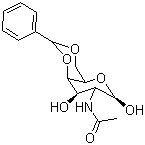 4,6-O-Benzylidene-N-acetyl-D-galactosamine molecular structure (CAS 420118-03-2)