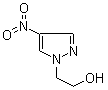 structure of CAS# 42027-81-6, 1-(2-Hydroxyethyl)-4-nitro-1H-pyrazole;1beta-Hydroxyethyl-4-nitropyrazole; M and B 4998