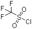 Trifluoromethanesulfonyl chloride molecular structure (CAS 421-83-0)