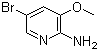 5-Bromo-3-methoxypyridin-2-amine molecular structure (CAS 42409-58-5)