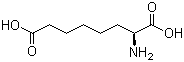 structure of CAS# 4254-88-0, L-2-Aminosuberic acid;L-alpha-Aminosuberic acid