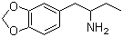 structure of CAS# 42542-07-4, 1-(3,4-Methylenedioxyphenyl)-2-butanamine;1-(1,3-Benzodioxol-5-yl)butan-2-amine