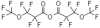 结构式 CAS# 42566-65-4, 2,2,3,3-四氟-3-(三氟甲氧基)丙酸酸酐