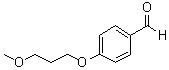 structure of CAS# 42580-35-8, 4-(3-Methoxypropoxy)benzaldehyde