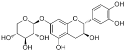 Catechin 7-xyloside molecular structure (CAS 42830-48-8)