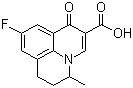 structure of CAS# 42835-25-6, Flumequine;9-Fluoro-6,7-dihydro-5-methyl-1-oxo-1H,5H-benzo[ij]quinolizine-2-carboxylic acid