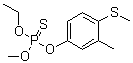 Phosphorothioic acid O-ethyl O-methyl O-[3-methyl-4-(methylthio)phenyl] ester molecular structure (CAS 42879-57-2)