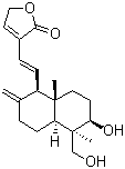 结构式 CAS# 42895-58-9, 14-去氧-11,12-二去氢穿心莲内酯