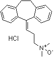 3-(10,11-Dihydro-5H-dibenzo[a,d]cyclohepten-5-ylidene)-N,N-dimethyl-1-propanamine N-oxide hydrochloride molecular structure (CAS 4290-60-2)