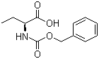 structure of CAS# 42918-86-5, (S)-2-(Benzyloxycarbonylamino)butanoic acid;Cbz-Abu-OH