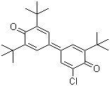 structure of CAS# 42933-96-0, 3-Chloro-3',5,5'-tri-tert-butyldiphenoquinon;CLDQ