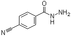 4-Cyanobenzohydrazide molecular structure (CAS 43038-36-4)