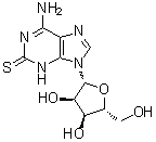 structure of CAS# 43157-50-2, 2-Thioadenosine;2-Mercaptoadenosine