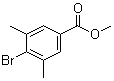 structure of CAS# 432022-88-3, 4-Bromo-3,5-dimethylbenzoic acid methyl ester