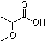 structure of CAS# 4324-37-2, 2-Methoxypropanoic acid;2-Methoxypropionic acid; alpha-Methoxypropionic acid