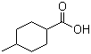 structure of CAS# 4331-54-8, 4-Methylcyclohexanecarboxylic acid;trans-4-Methyl-1-cyclohexanecarboxylic acid