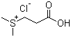 (2-Carboxyethyl)dimethylsulfonium chloride molecular structure (CAS 4337-33-1)