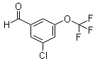 结构式 CAS# 433926-48-8, 3-氯-5-三氟甲氧基苯甲醛
