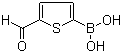 structure of CAS# 4347-33-5, 5-Formyl-2-thiopheneboronic acid;5-Formylthienyl-2-boronic acid
