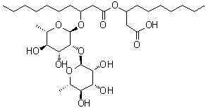 Rhamnolipid RL2 molecular structure (CAS 4348-76-9)