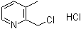 2-(Chloromethyl)-3-methylpyridine hydrochloride molecular structure (CAS 4370-22-3)