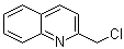 2-(氯甲基)喹啉分子结构 (CAS 4377-41-7)