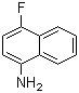 结构式 CAS# 438-32-4, 4-氟-1-氨基萘; 4-氨基-1-氟萘