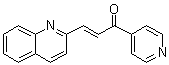 1-(4-Pyridinyl)-3-(2-quinolinyl)-2-propen-1-one molecular structure (CAS 4382-63-2)