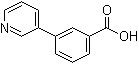 3-(3-Pyridyl)benzoic acid molecular structure (CAS 4385-77-7)