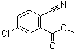 结构式 CAS# 439117-38-1, 5-氯-2-氰基苯甲酸甲酯