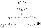 结构式 CAS# 439858-21-6, (S)-1-[(4-氯苯基)苯甲基]哌嗪