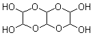 structure of CAS# 4405-13-4, Glyoxal trimer dihydrate;Hexahydro-p-dioxino[2,3-b]-p-dioxin-2,3,6,7-tetrol; Ethanedial trimer dihydrate; Hexahydro[1,4]dioxino[2,3-b]-1,4-dioxin-2,3,6,7-tetrol