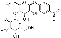 structure of CAS# 4419-94-7, p-Nitrophenyl beta-D-lactoside;4-Nitrophenyl 4-O-beta-D-galactopyranosyl-beta-D-glucopyranoside
