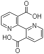 2,2'-Bipyridine-3,3'-dicarboxylic acid molecular structure (CAS 4433-01-6)