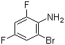结构式 CAS# 444-14-4, 2-溴-4,6-二氟苯胺