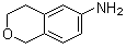 3,4-Dihydro-1H-2-benzopyran-6-amine molecular structure (CAS 444588-39-0)