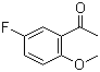 5'-氟-2'-甲氧基苯乙酮分子结构 (CAS 445-82-9)