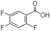 2,4,5-Trifluorobenzoic acid molecular structure (CAS 446-17-3)