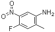4-Fluoro-2-methyl-5-nitroaniline molecular structure (CAS 446-18-4)