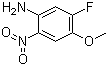 5-氟-4-甲氧基-2-硝基苯胺分子结构 (CAS 446-20-8)