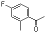 4'-氟-2'-甲基苯乙酮分子结构 (CAS 446-29-7)