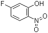 5-氟-2-硝基苯酚分子结构 (CAS 446-36-6)