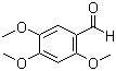 结构式 CAS# 4460-86-0, 2,4,5-三甲氧基苯甲醛; 细辛醛