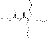 结构式 CAS# 446285-61-6, 2-乙氧基-5-(三丁基锡烷基)噻唑