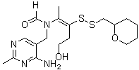 硫胺(四氢-2-吡喃基)甲基二硫醚分子结构 (CAS 4482-76-2)